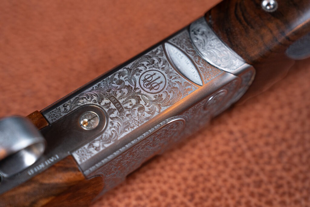 Beretta Silver Pigeon V bottom of receiver engraving