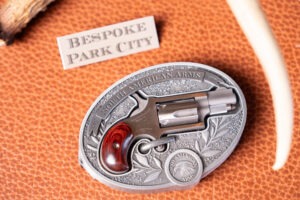 North American Arms Belt Buckle Gun Oval